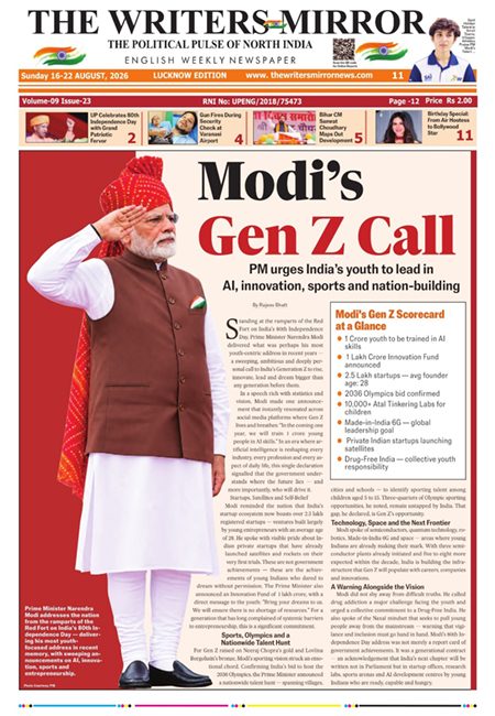 Modi's Gen Z Call-PM Urges India's Youth to lead in AI Innovation, Sports & Nation Building on 80th Independence Day